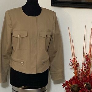 NWOT Beautiful Ellen Tracy Jacket, no flaws, see measurements in photos below.